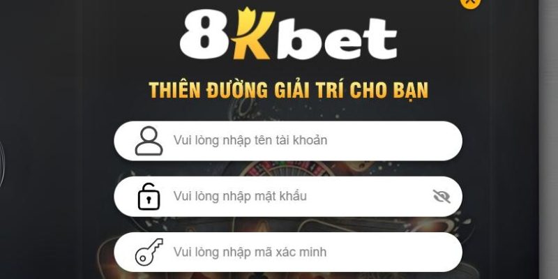 Đăng nhập 8KBET qua di động